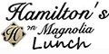 Hamilton's on Magnolia Lunch Logo
